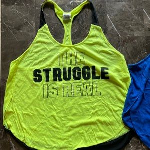 PINK Racerback Gym Tops